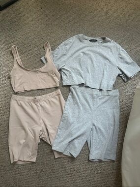 Fashion Nova Biker Shorts Set Bundle